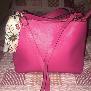 Hot pink purse